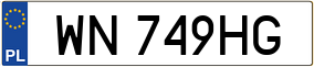 Truck License Plate